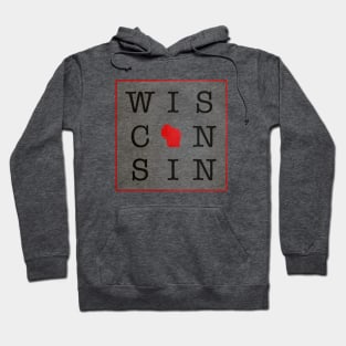 Wisconsin • Midwest • Center of the World Hoodie